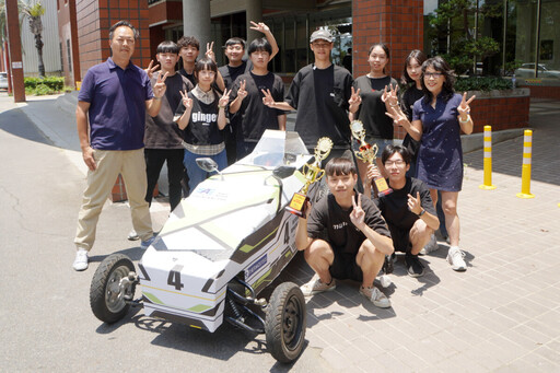 大葉大學設計學系奪環保節能車賽雙獎項