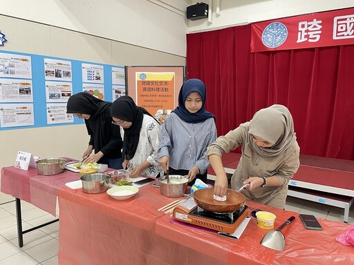 聖約翰科大跨國文化交流 印尼生美食料理傳遞家鄉味