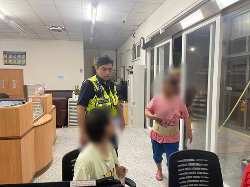 男子徘徊路中央 臺西巡警發現助平安返家