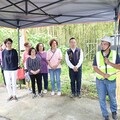 許縣長視察鹿谷鄉災修及農水路改善工程並宣導職安 總工程經費逾1億2,976餘元