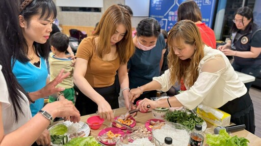 夏日手作 移民署與澎湖新住民體驗越南春捲