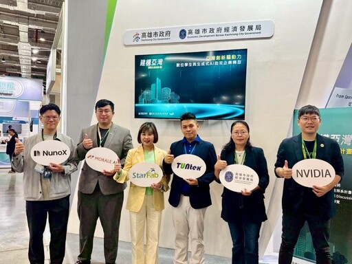 高市府攜新創團隊亮相InnoVEX AI助攻秀傳產轉型硬實力