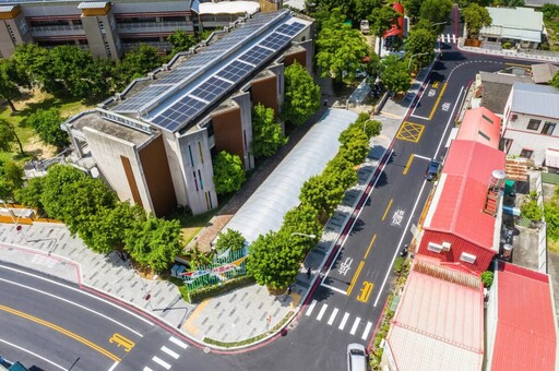 嘉市北園國中小通學步道啟用 結合美觀與教育的示範步道