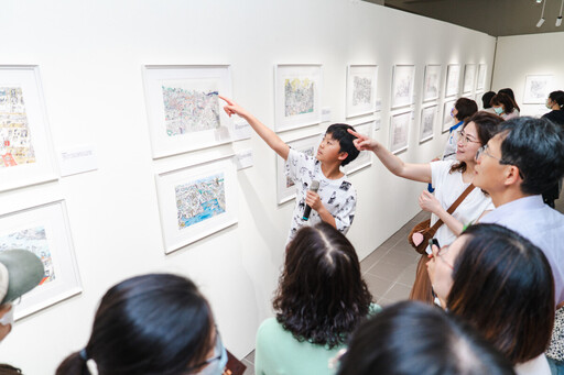 以文字藝術與童趣視角表演桃園城市文化 中原大學中心雙展亮相