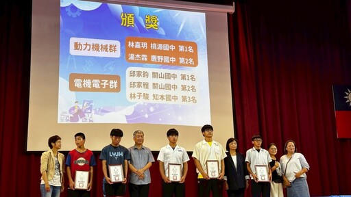 臺東國中技藝教育競賽頒獎典禮成果發表 21校43個攤位展長才