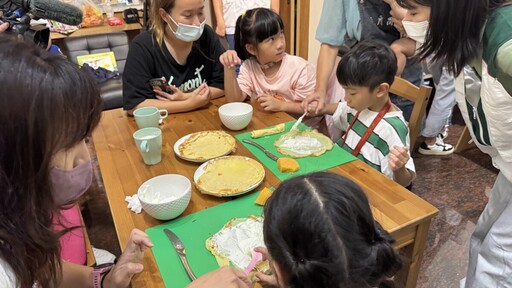 家扶基金會雲林發展學園結合在地商家 讓龍舟變成美味蛋糕捲