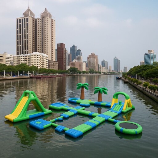 高雄龍舟嘉年華陸海空三龍齊聚 端午愛河畔越夜越熱鬧