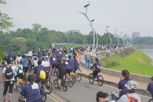 「525來嘉BIKE訪」熱血登場 1500位車友齊聚蘭潭大白熊x爽爽貓首度合體萌翻全場