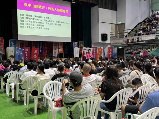 中山工商建教班爆棚 六百人湧入搶進「三好」職場門票