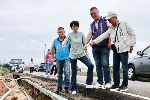 許淑華會勘名間鄉基層建設改善工程 深入了解鄉親需求