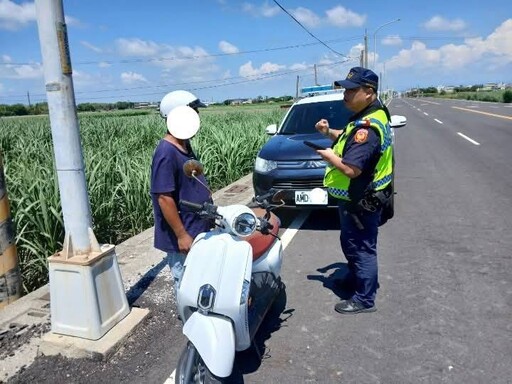 汽機車族請注意!臺西警加強取締重大交通違規遏止車禍憾事