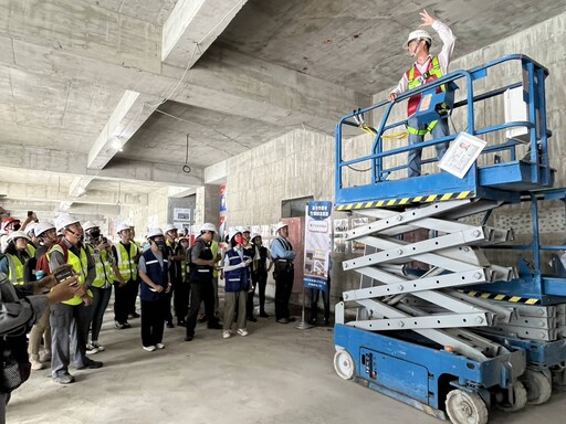 高市勞工局偕都發局辦智慧工地職安觀摩 推廣科技防災技術
