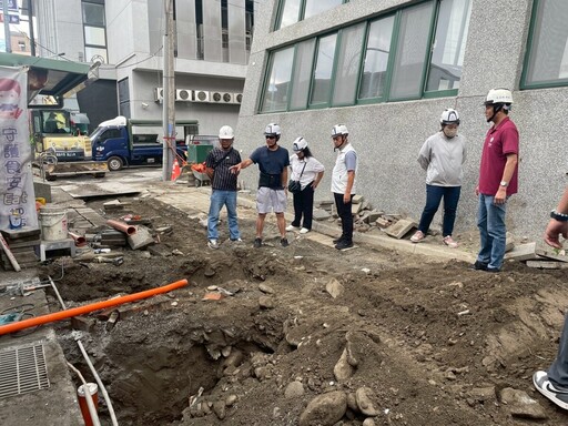 台東觀光夜市促進會關心正氣路施工進度 早日完工展現新風貌