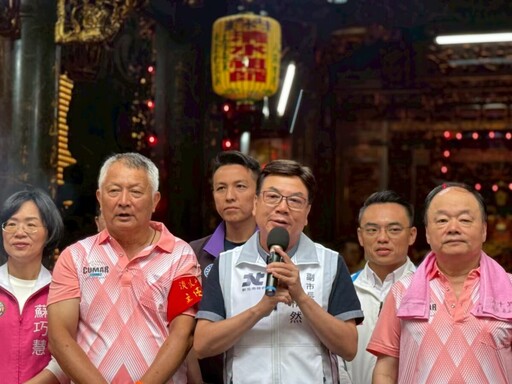 淡水年度盛事恭迎清水祖師公 劉和然祈求合境平安