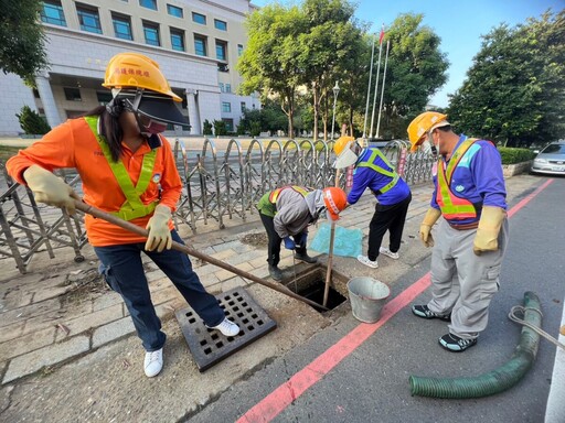 夏季汛期已來臨 嘉義市環局加強清溝防災害