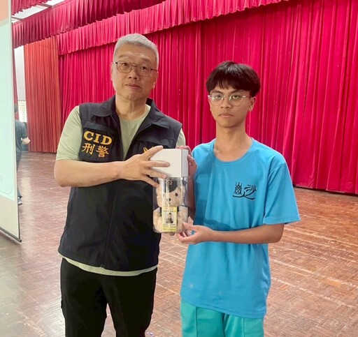 北港偵查隊進校園 加強防詐反毒教育
