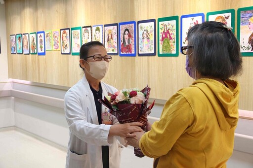 迦南護理之家「CC阿嬤」的「忻愛 • 忻旅」 從愛出發的畫旅東基放射腫瘤科藝廊展出