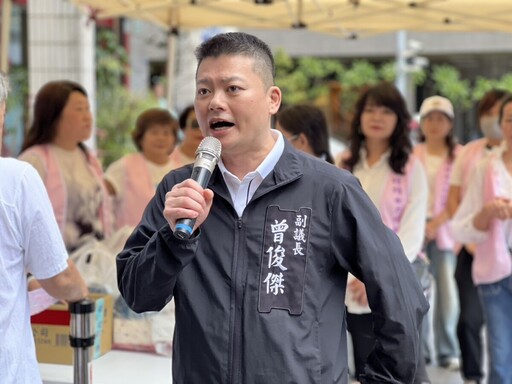 高雄愛心熱力爆棚！曾俊傑力挺太座塗孟瑤 晴晴姐妹會公益捐贈暖入心坎