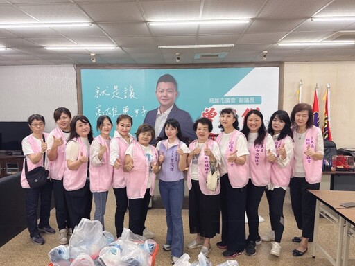 高雄愛心熱力爆棚！曾俊傑力挺太座塗孟瑤 晴晴姐妹會公益捐贈暖入心坎