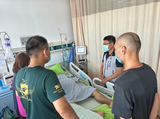 陸軍上士父親重症住院 臺東軍人服務站探視關懷