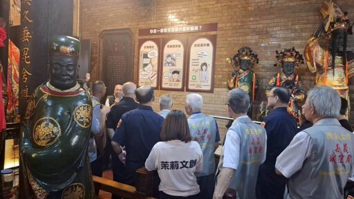 城隍廟x嘉市警推出《神明看透識詐騙》防詐行動特展