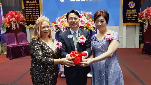 為接會長成功瘦身 宜蘭慈輝獅子會長吳文文亮麗登場