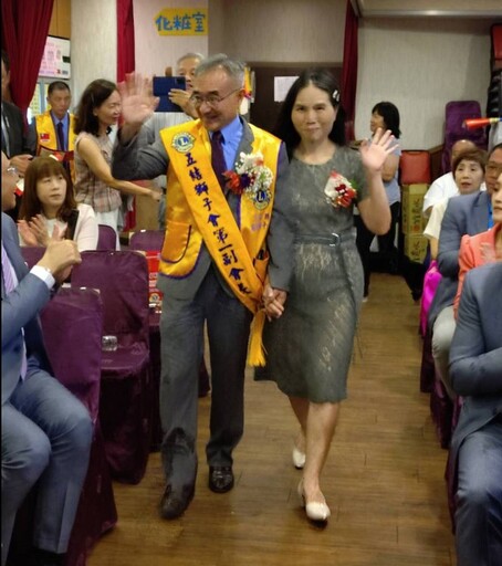 輝煌傳承 五結獅子會長林正煌交棒新會長林献翔