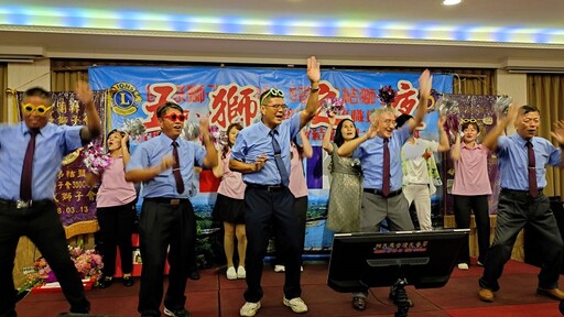 輝煌傳承 五結獅子會長林正煌交棒新會長林献翔