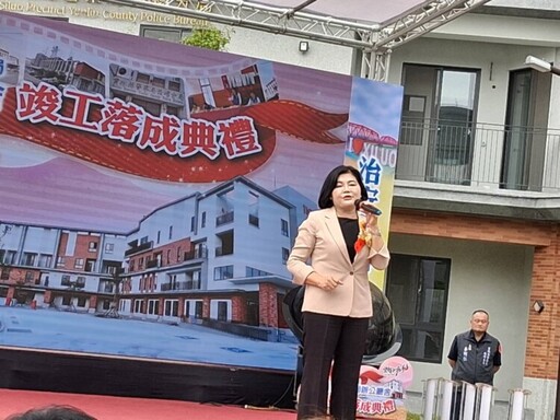 西螺分局新建辦公廳舍落成 張麗善:環境舒適提高警政效率