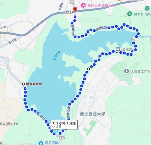 受丹娜絲颱風影響嘉市多處樹木倒伏 市民暫勿往公園、蘭潭環潭道路即日起全線封閉