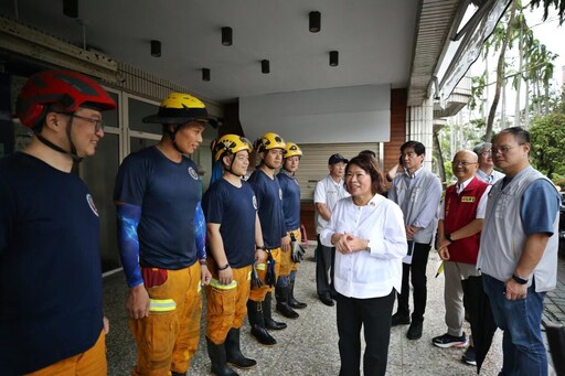 丹娜絲重創嘉市卓榮泰院長南下視察 黃敏惠盼中央關注盡速恢復電力