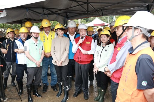 行政院長蒞縣勘災 許淑華爭取提高治山防洪經費放寬農損救助品項