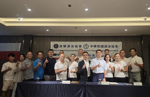 高雄躍上國際舞台!波蘭跳水隊移地訓練 侯尊堯見證簽署台波體育合作MOU