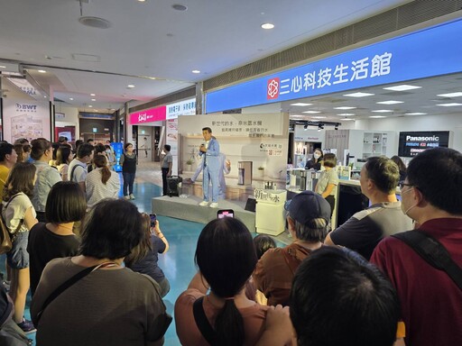 潘若迪現身夢時代分享養生經 「氫水＋運動」打造逆齡生活