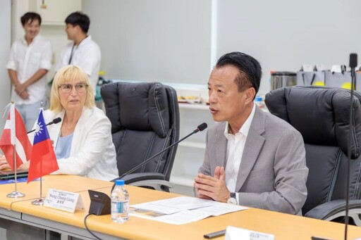 翁章梁接待拉脫維亞國會友台小組 深化無人機國際合作