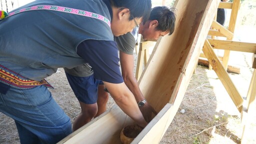 原住民族部落大學跨島嶼南島船龍骨接合 三族群按古禮祈福