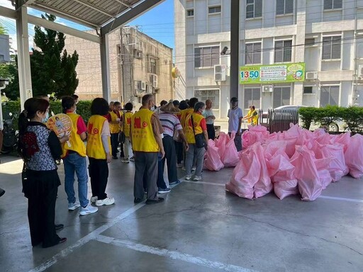 盛夏防災幸福同行 民雄鄉公所x公益團體辦理弱勢獨居老人受惠