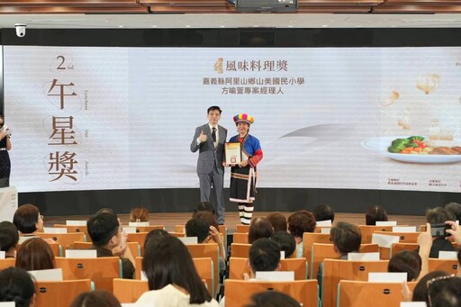 嘉縣學校午餐再創佳績 竹崎高中、山美國小獲午星獎