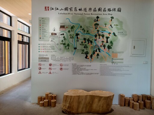 颱風巨木倒伏不再只是殘骸 拉拉山再造14張雲朵木椅