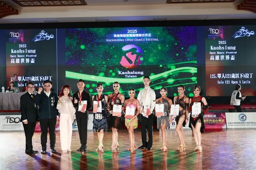 2025國標舞世界盃高雄站 27國650位舞者同場飆舞