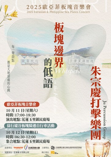 2025歐亞菲板塊音樂會!與朱宗慶一起感受土地共鳴