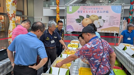 台中市寶島甘露梨果品評鑑揭曉曾瑞東奪冠