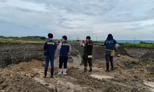 高市府整合各單位依法查處農地盜採土石 持續與檢方共同嚴查嚴辦絕不寬貸