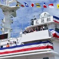 台船雙艦同慶！花蓮艦交船、澎湖艦下水 海巡戰力再升級