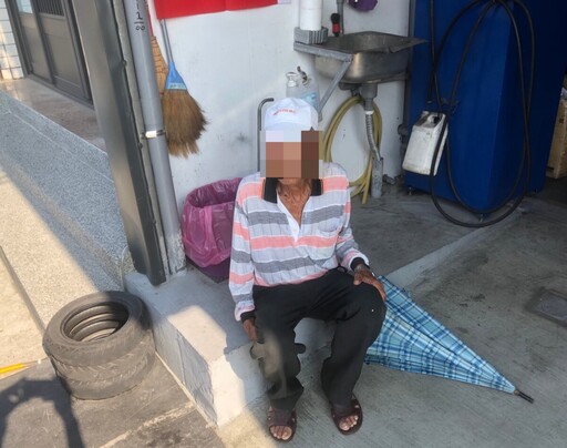 迷途92歲老翁獲救 北港警溫情守護失智長者