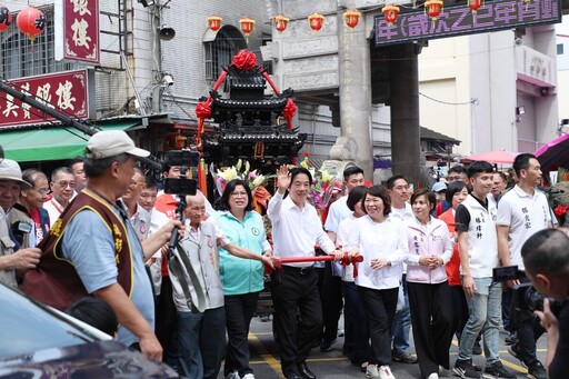 九聖城隍齊聚嘉義城隍共祈國泰民安 總統賴清德南下祈福