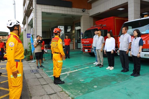 嘉市馳援花蓮災後復原 黃敏惠勉勵將專業與溫度送往花蓮、展現互助精神