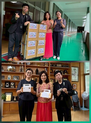 樹德校友暖心回流 教師節謝師禮甜進心坎裡
