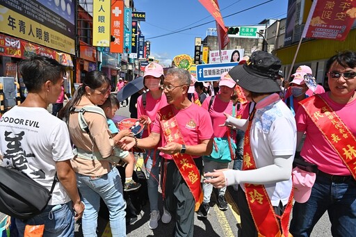 雙媽會祈安賜福 蘭陽媽祖文化節第二天巡境全縣庇佑平安