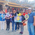 全運會聖火啟程 北港警宣導識詐三招守財產